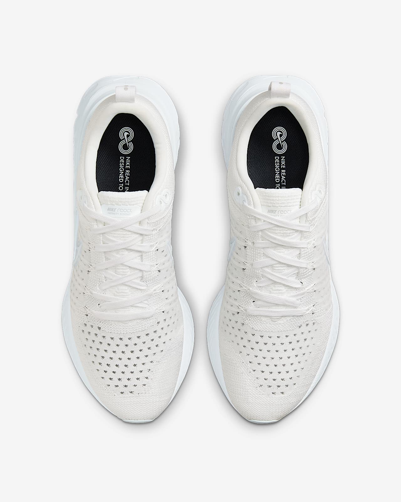 nike running shoes gray and white