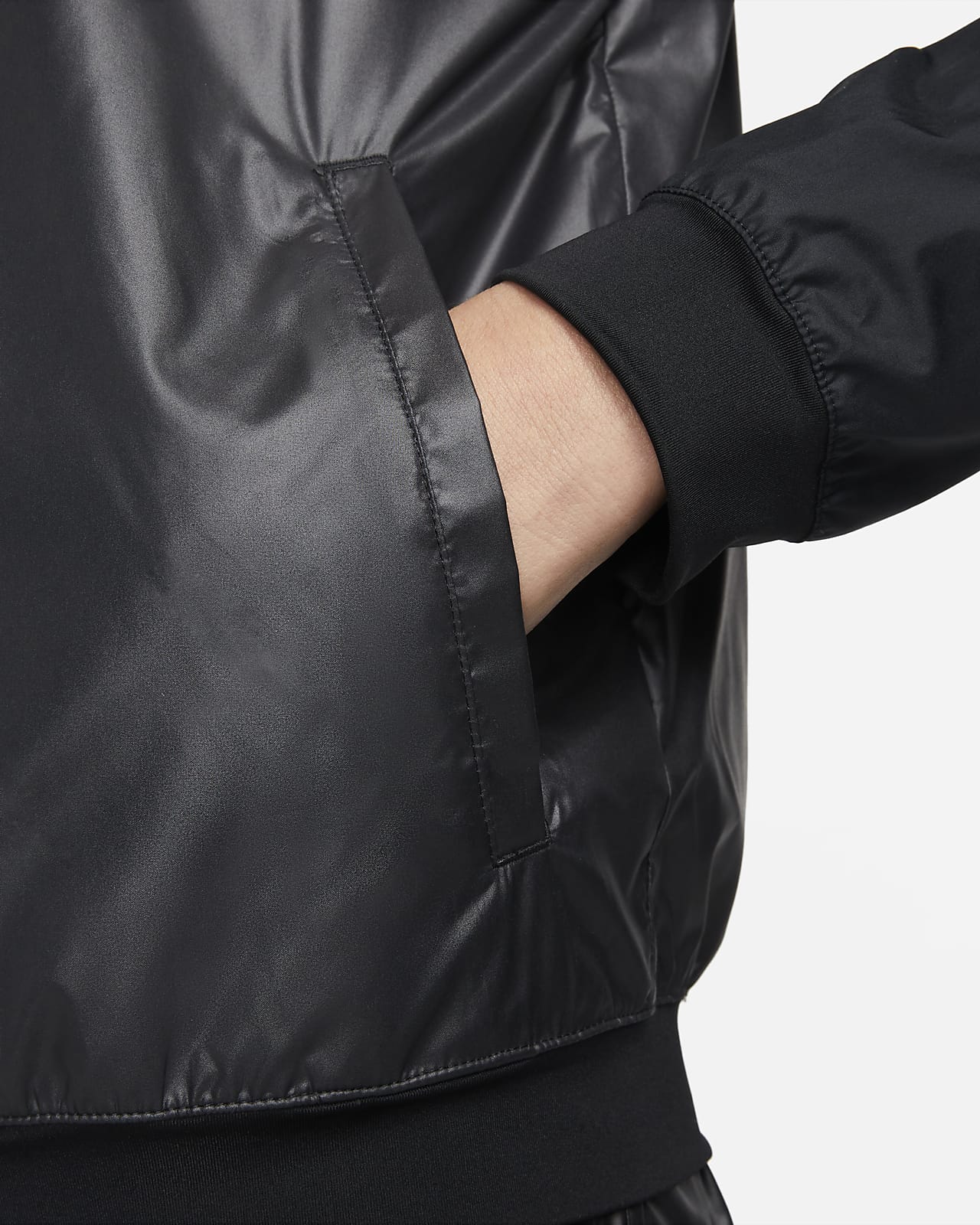 nike swoosh run pullover woven jacket