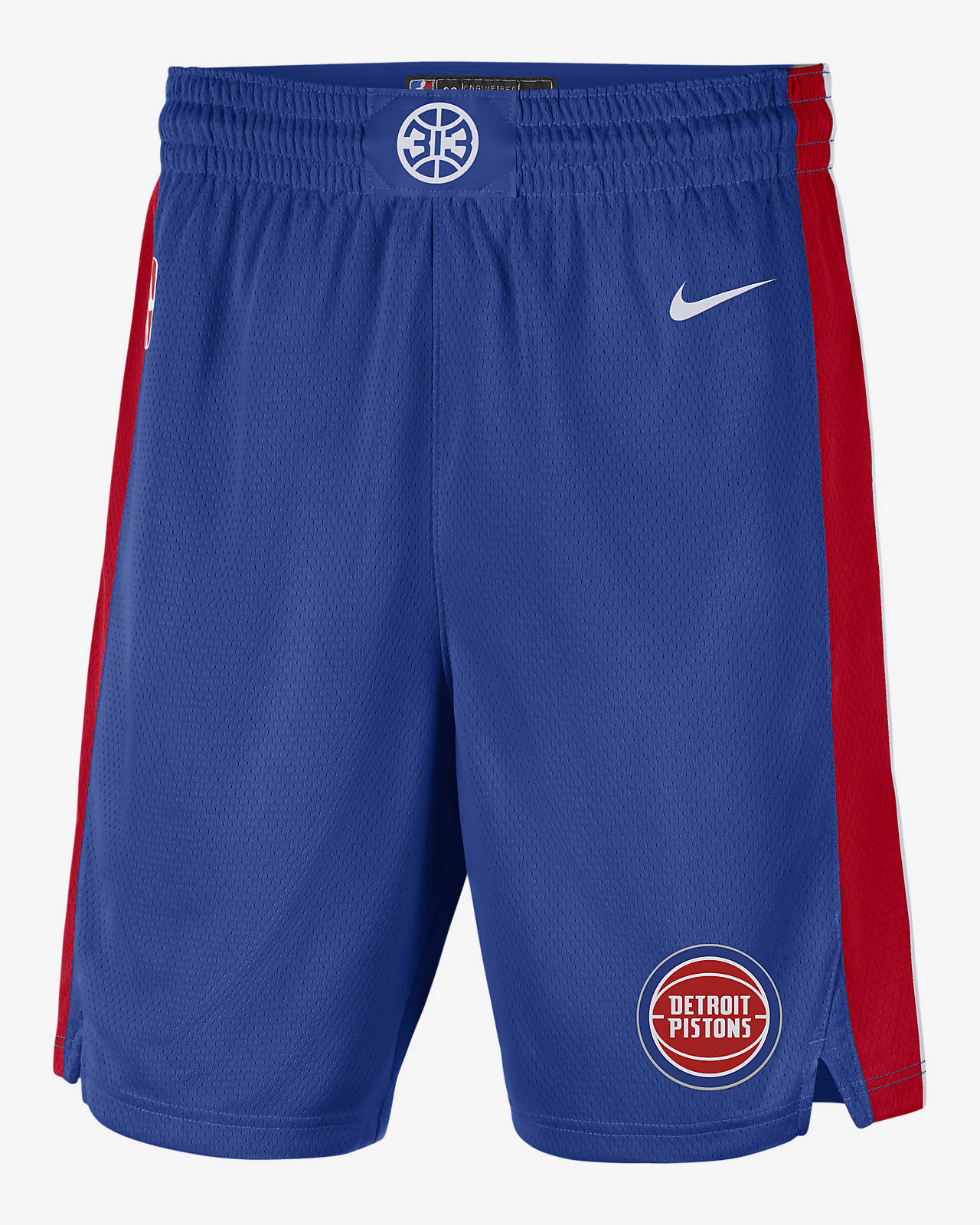Detroit Pistons Icon Edition Men's Nike Dri-FIT NBA Swingman Shorts.