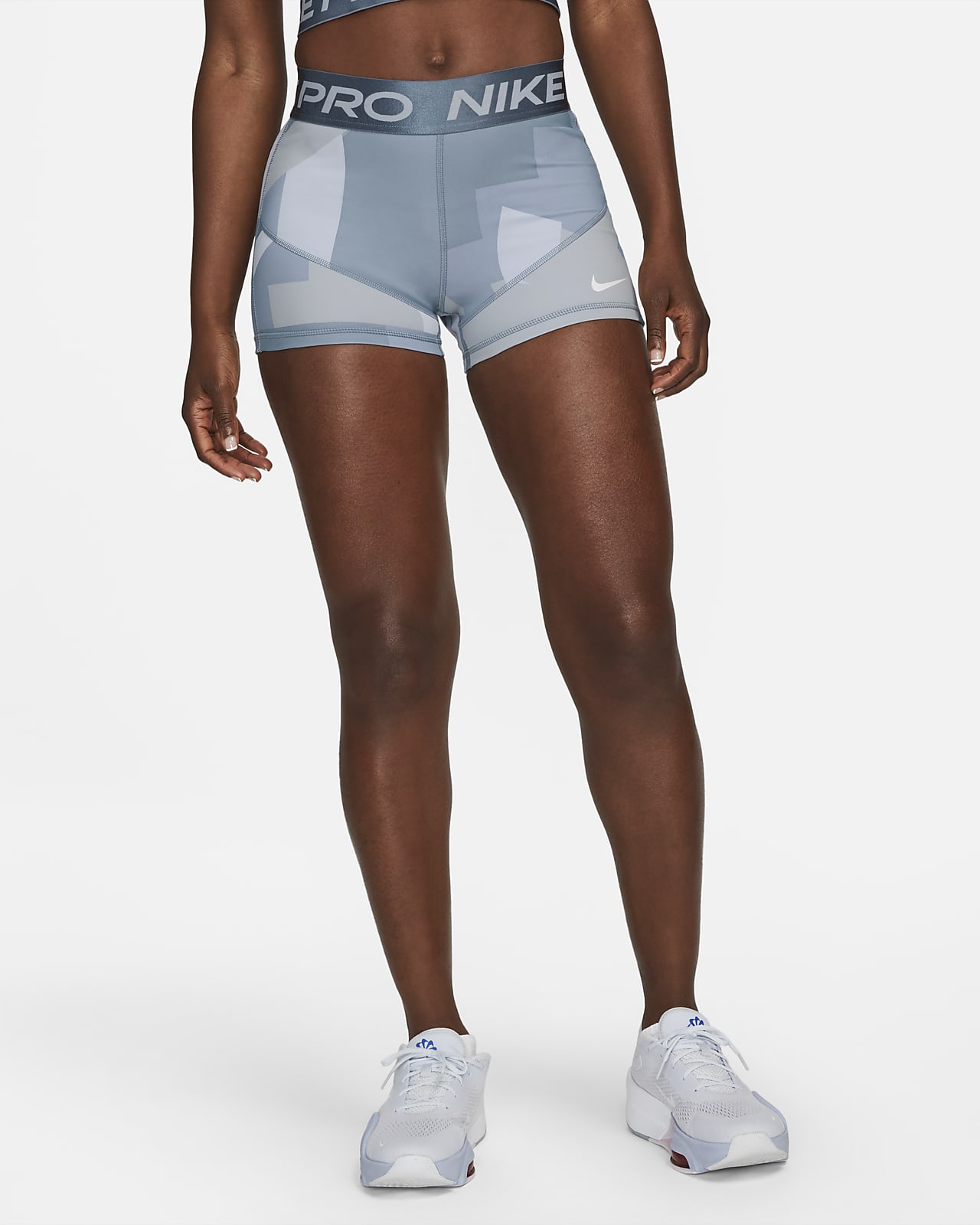 Shorts de entrenamiento de cm y tiro medio para mujer Nike Pro Nike.com