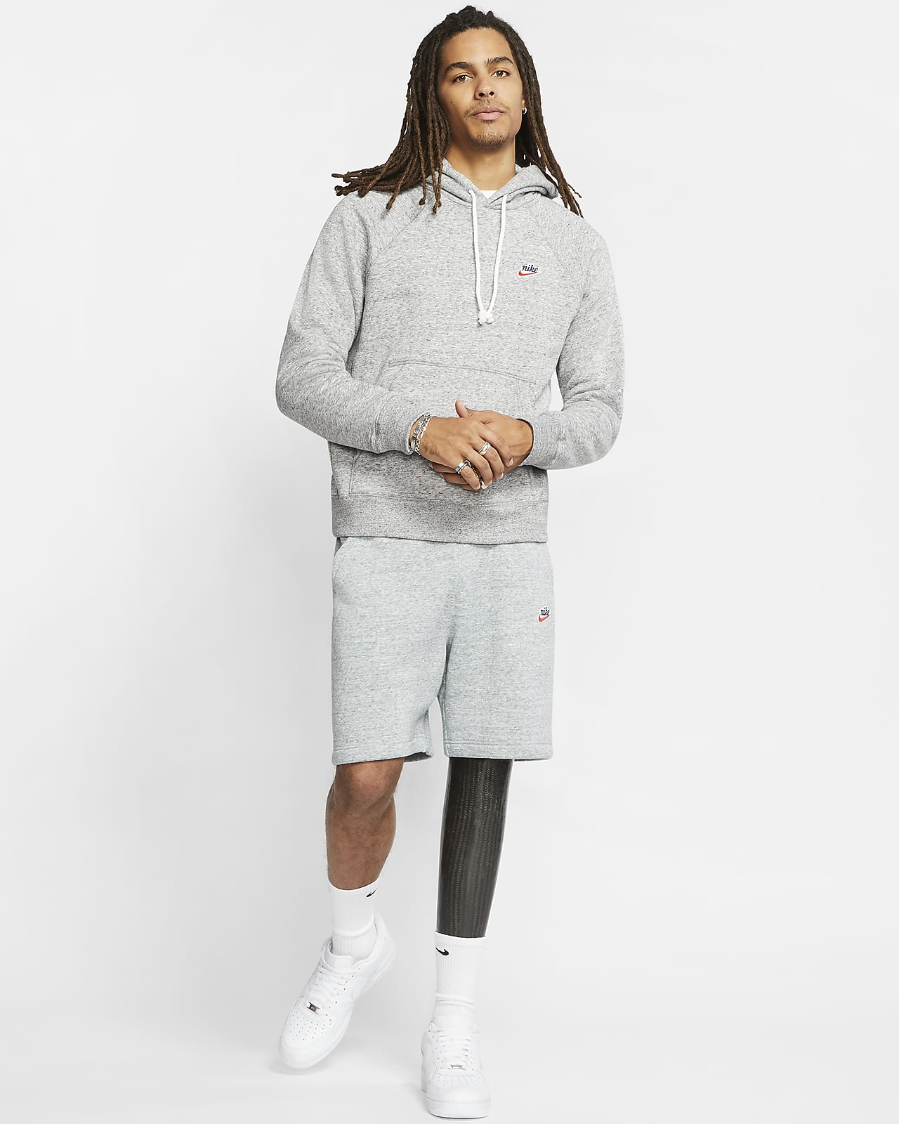 nike sportswear men's heritage pullover hoodie