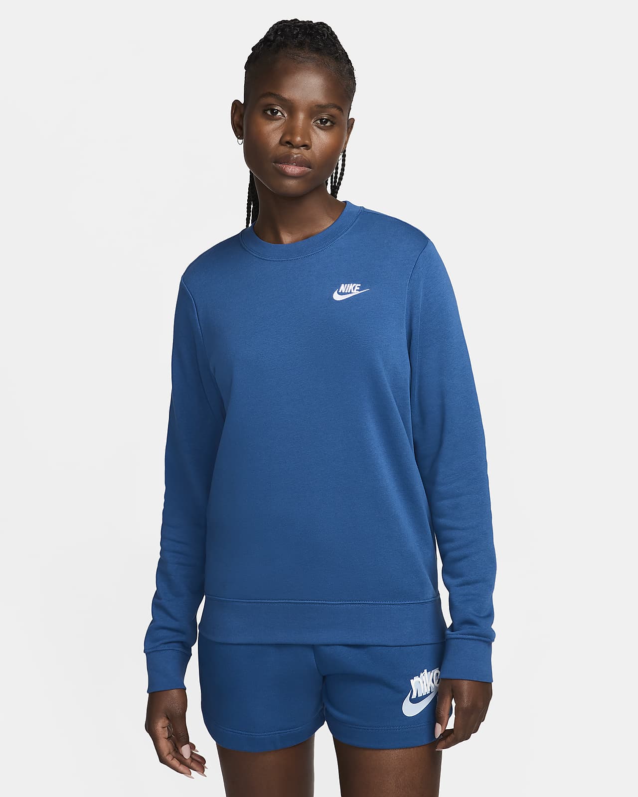 Gray Nike Crewneck Sweatshirt