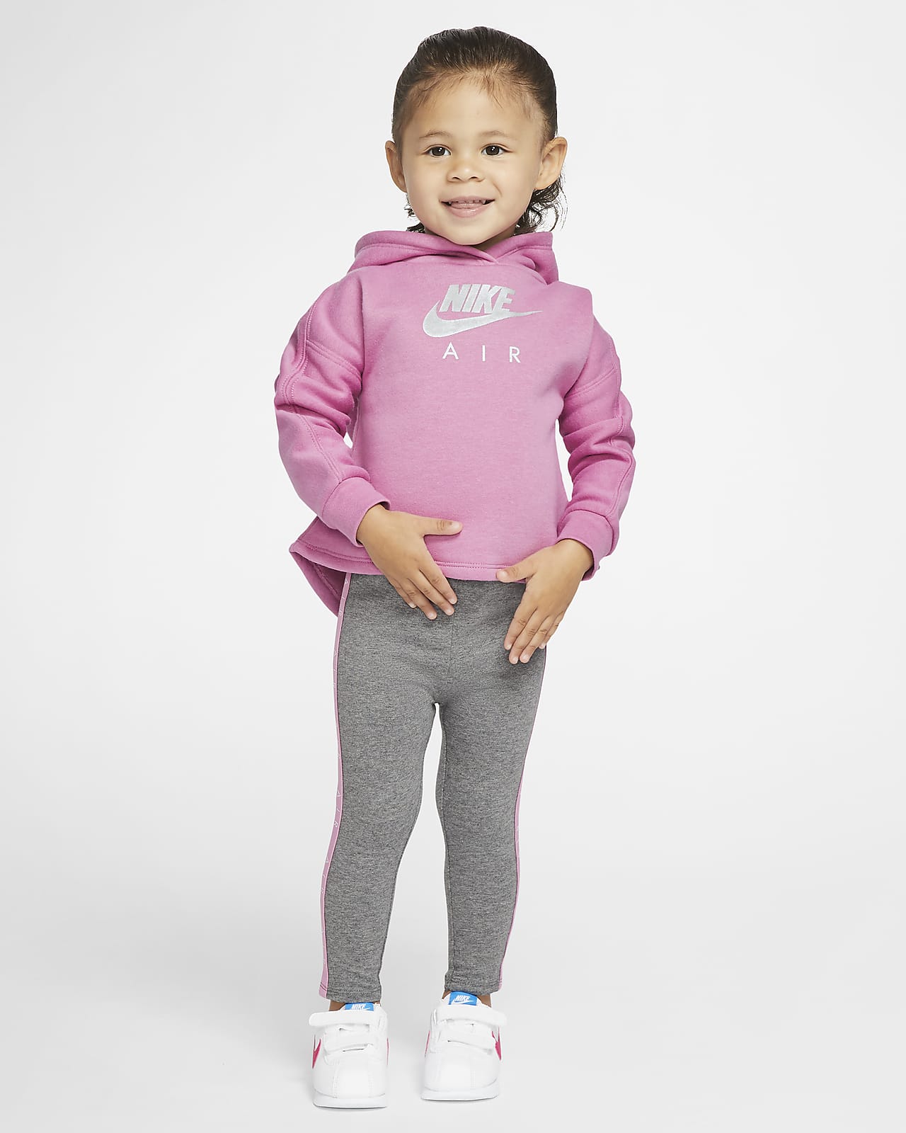 Nike, Air Leggings Set Infant Girls, Rush Pink