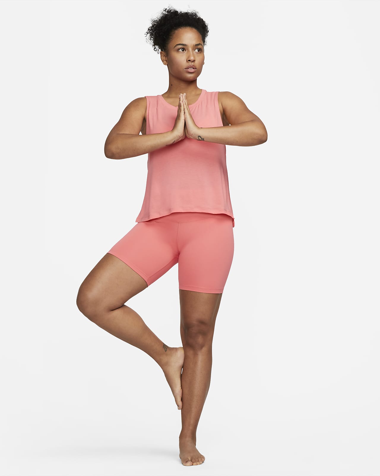 Nike Yoga Women's High-Waisted 7 Shorts.