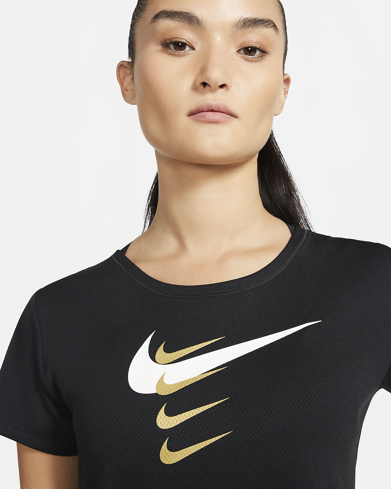 nike women's swoosh top