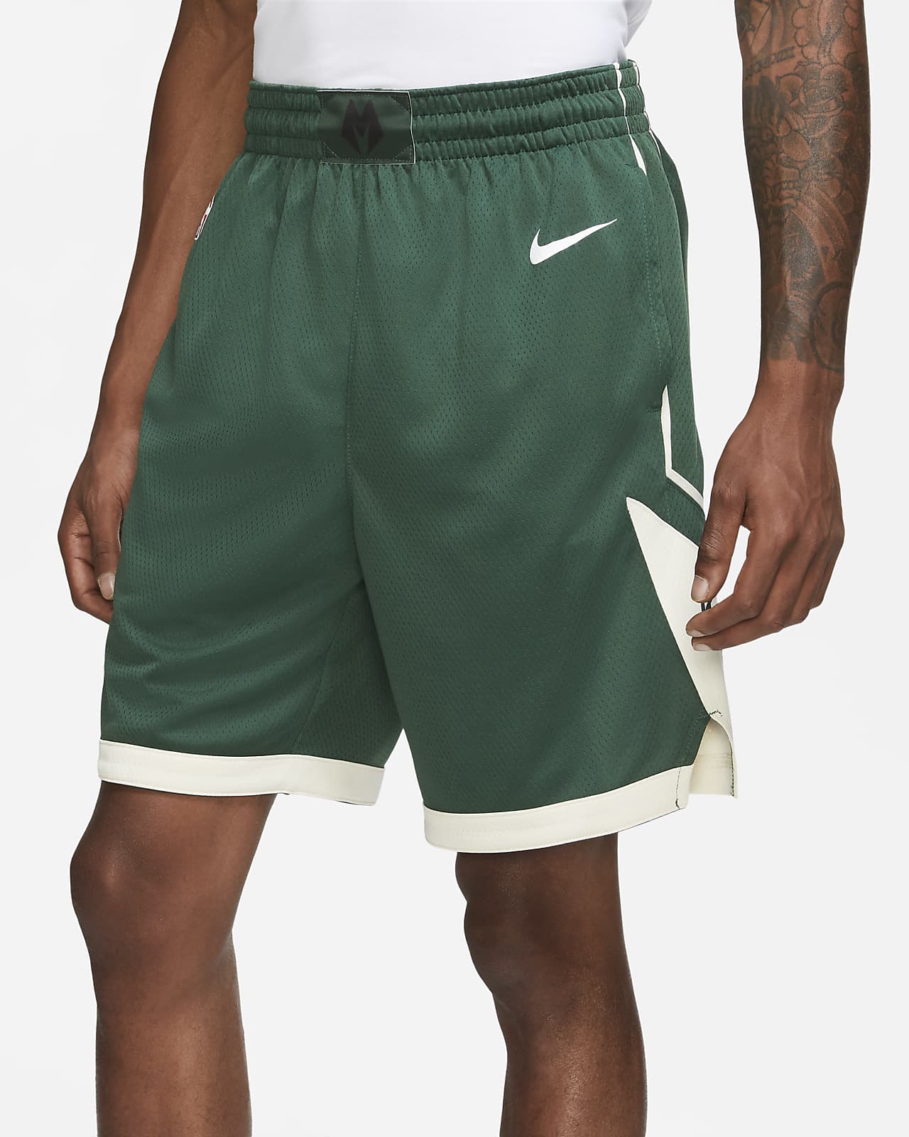 Milwaukee Bucks Icon Edition Men's Nike NBA Swingman Shorts. Nike AU
