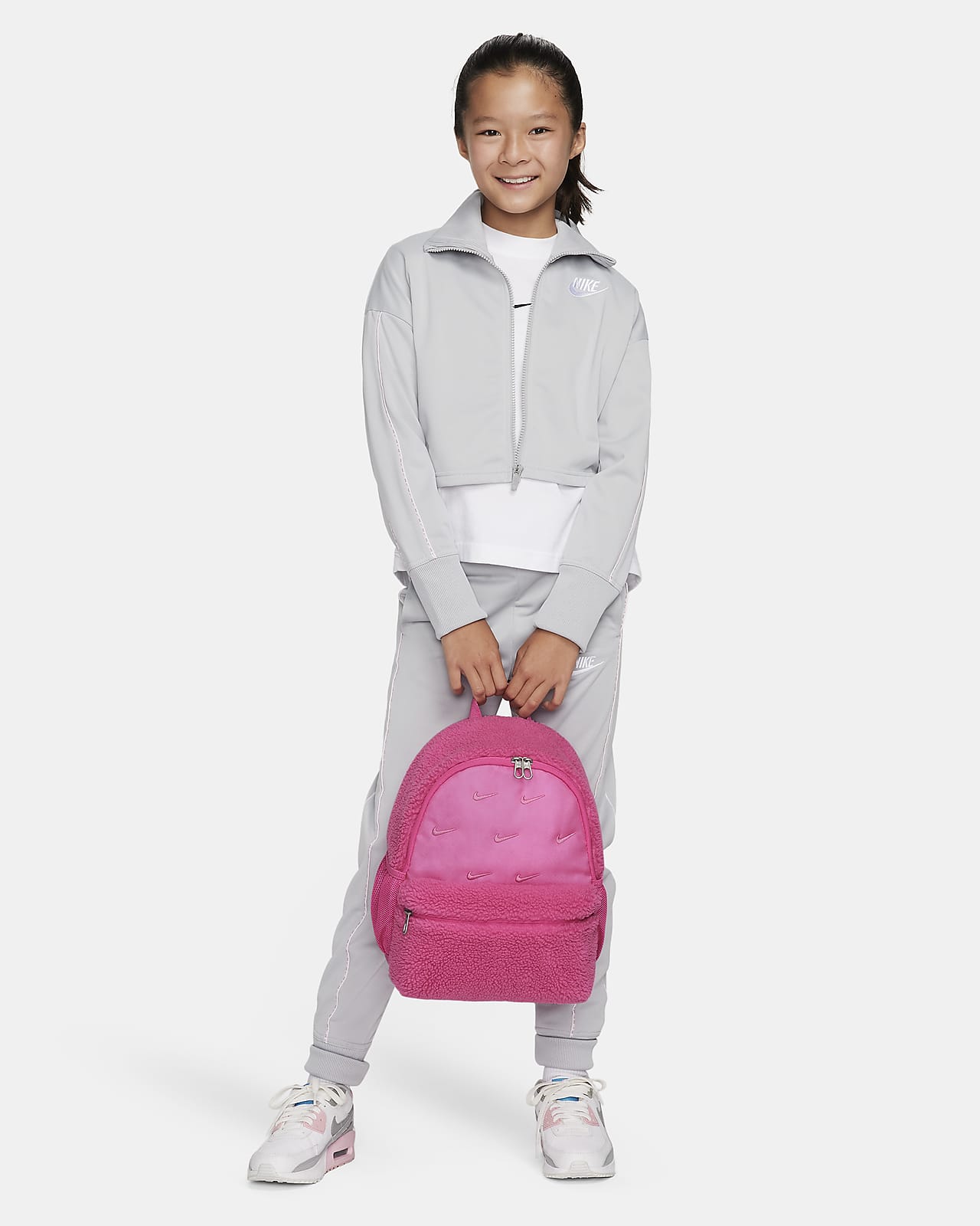 Nike Brasilia JDI Kids' Mini Backpack, Orange