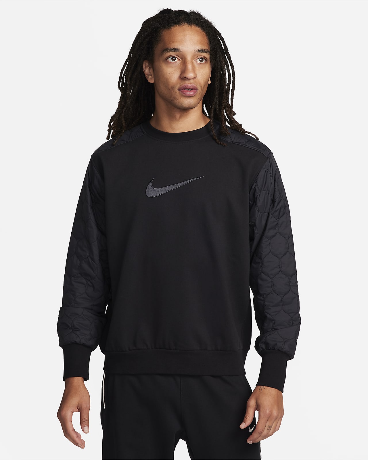 Sudadera de básquetbol de cuello redondo para hombre Nike Standard Issue