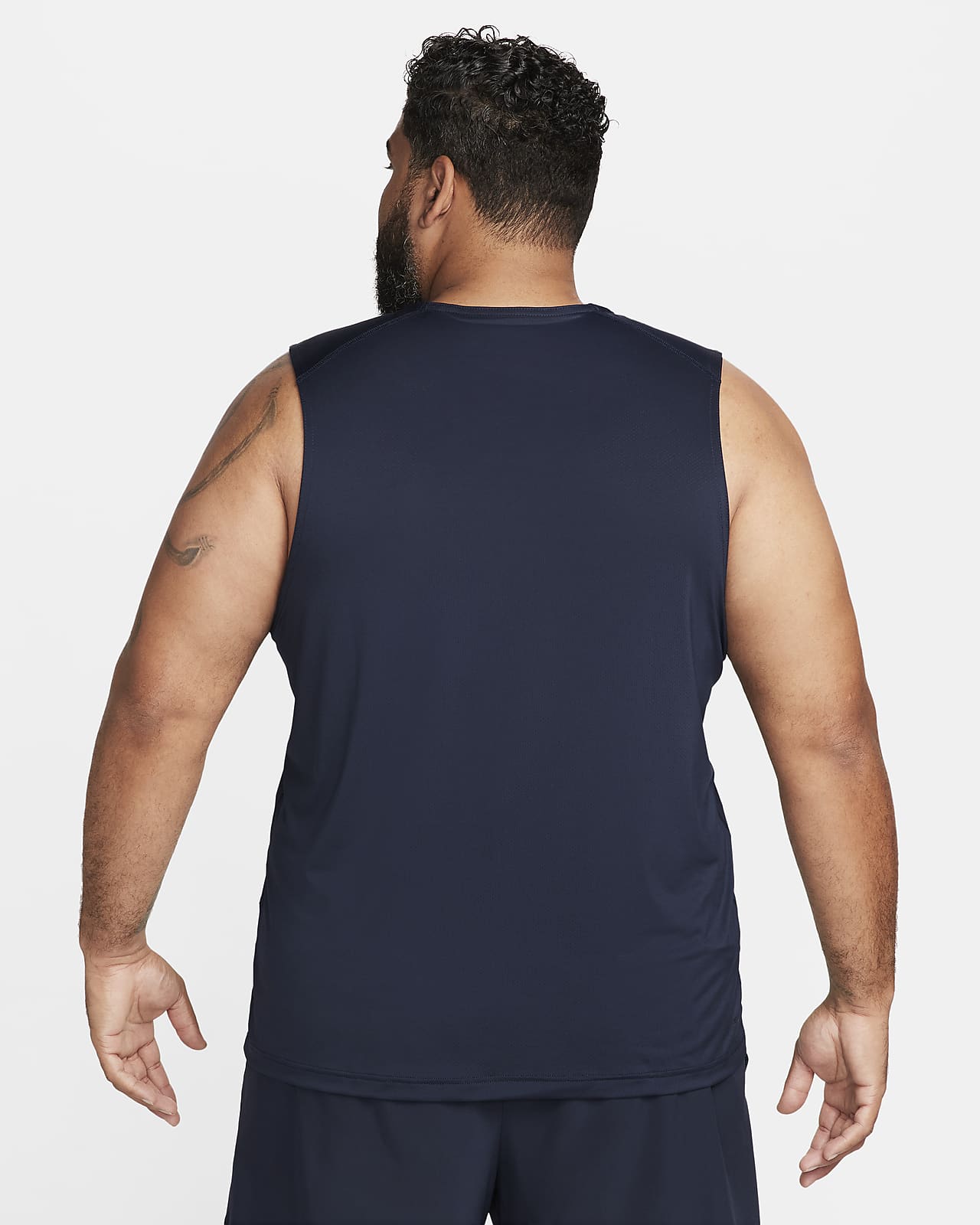 Nike Mens Dri-Fit Performance Yoga Tank Top Grey Size XL LARGE NEW $50