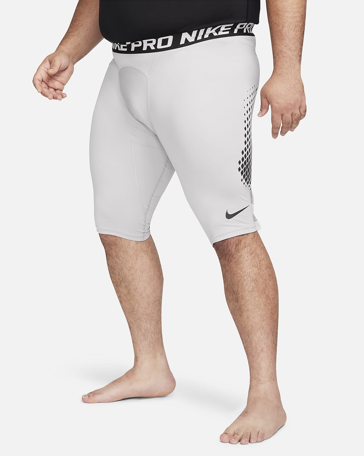 Mallas nike pro hombre plata on sale