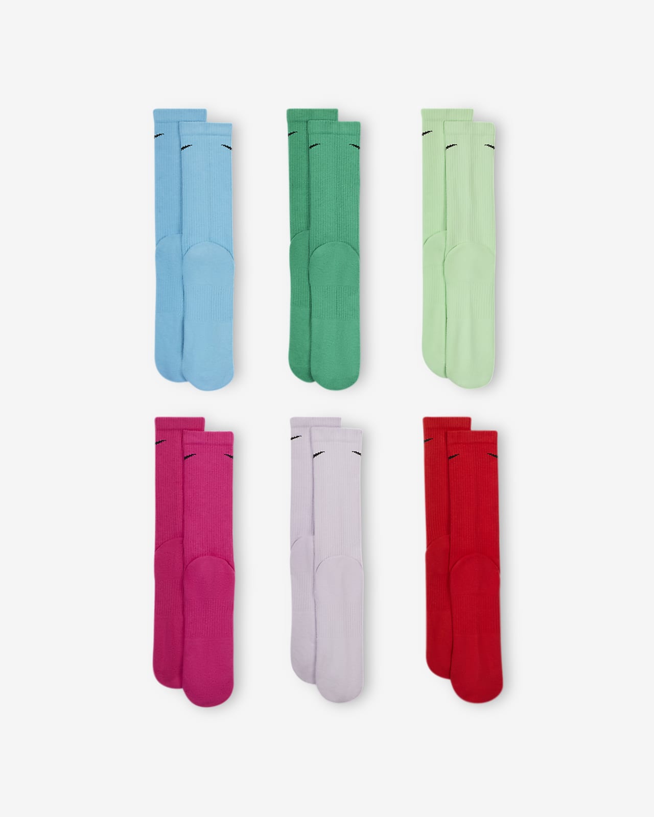 nike different color socks