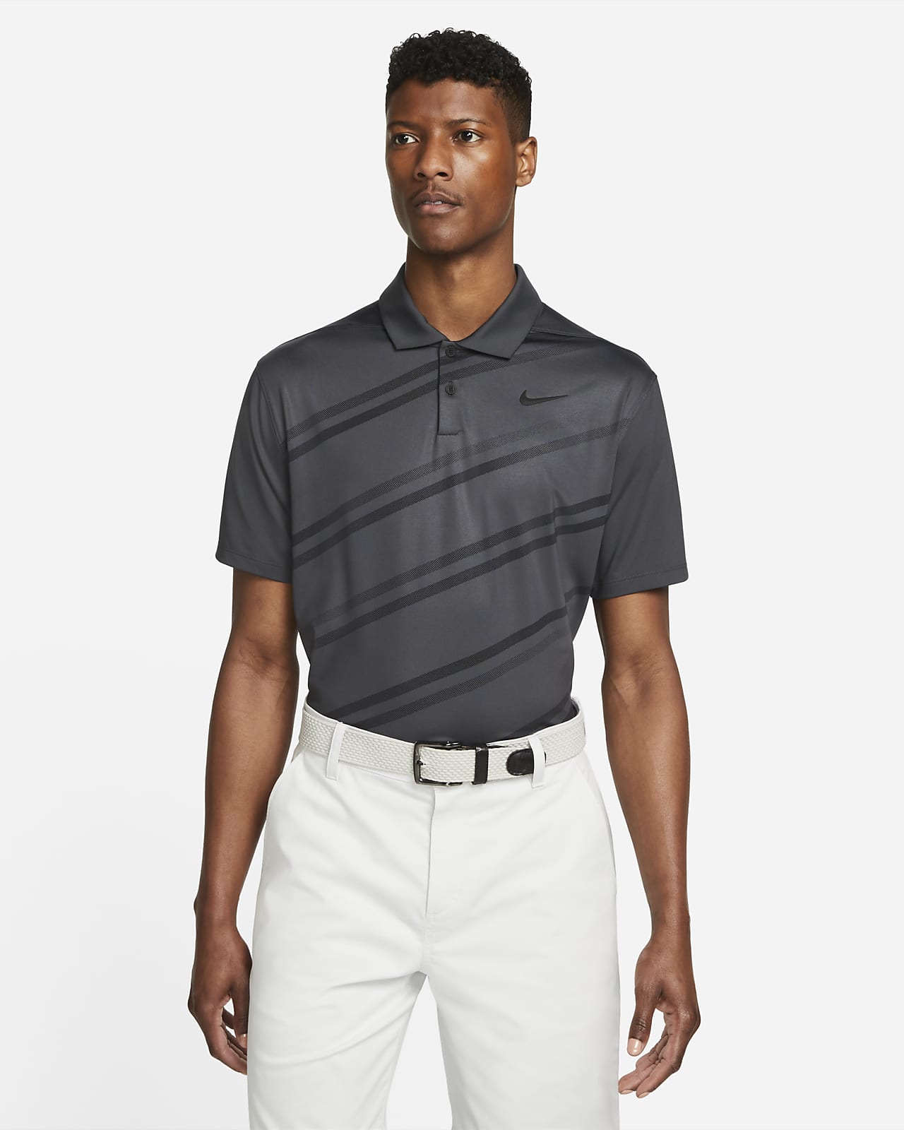 Nike Dri-FIT Vapor mintás férfi golfpóló
