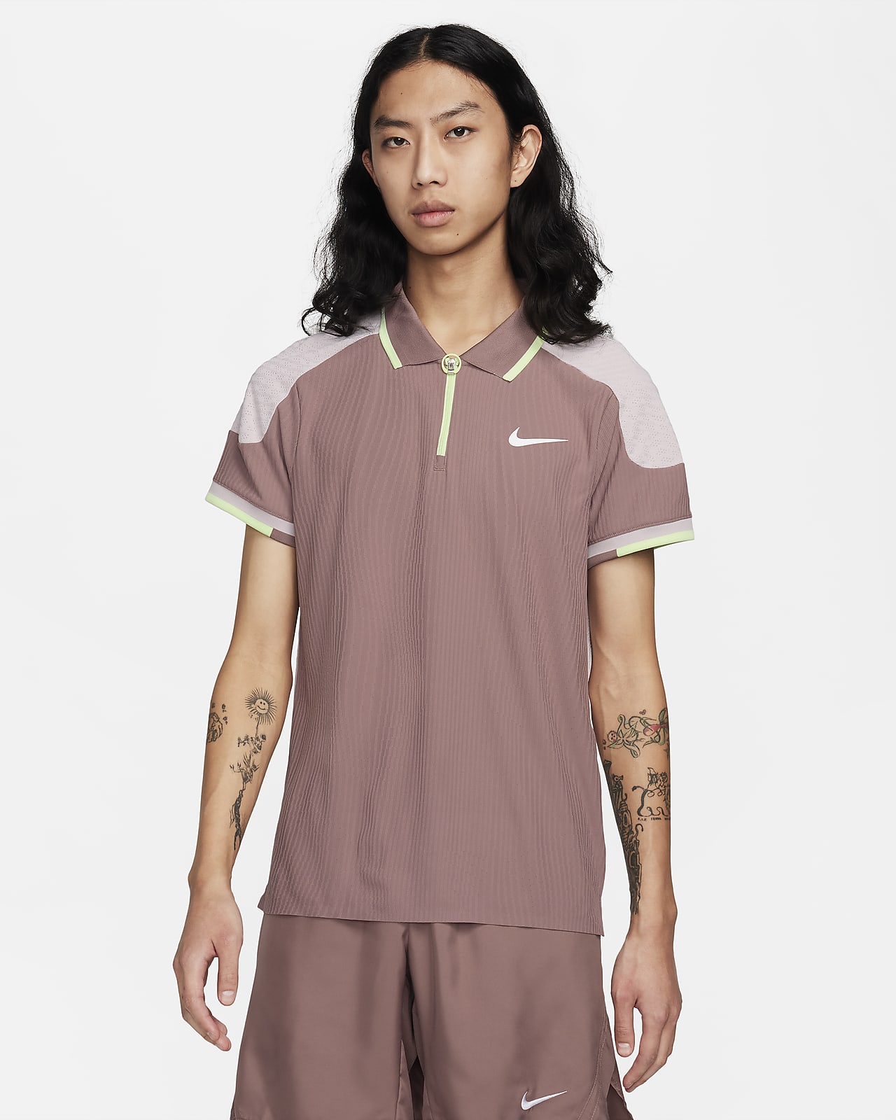 เสื้อโปโลเทนนิสผู้ชาย Dri-FIT ADV NikeCourt Slam