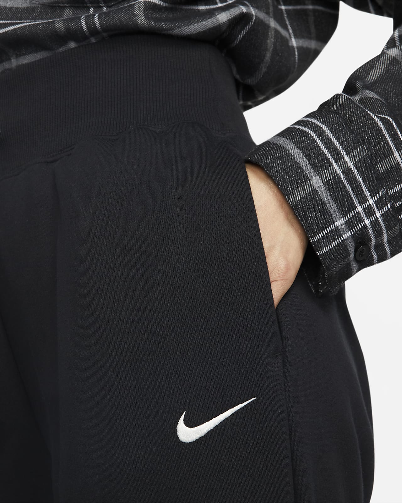 Pants de entrenamiento oversized de tiro alto para mujer Nike Sportswear  Phoenix Fleece. Nike MX