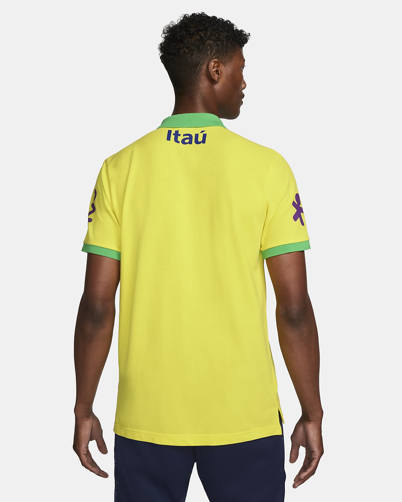 Brazil Cotton Jersey T-Shirt