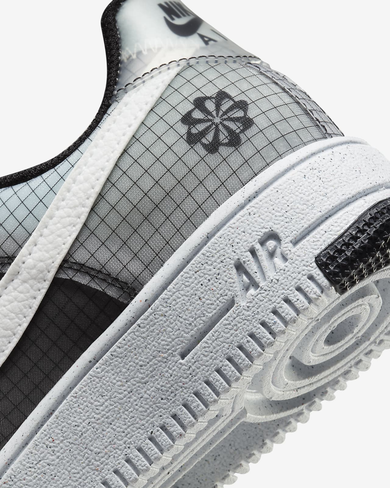 nike air force blanco y plateado