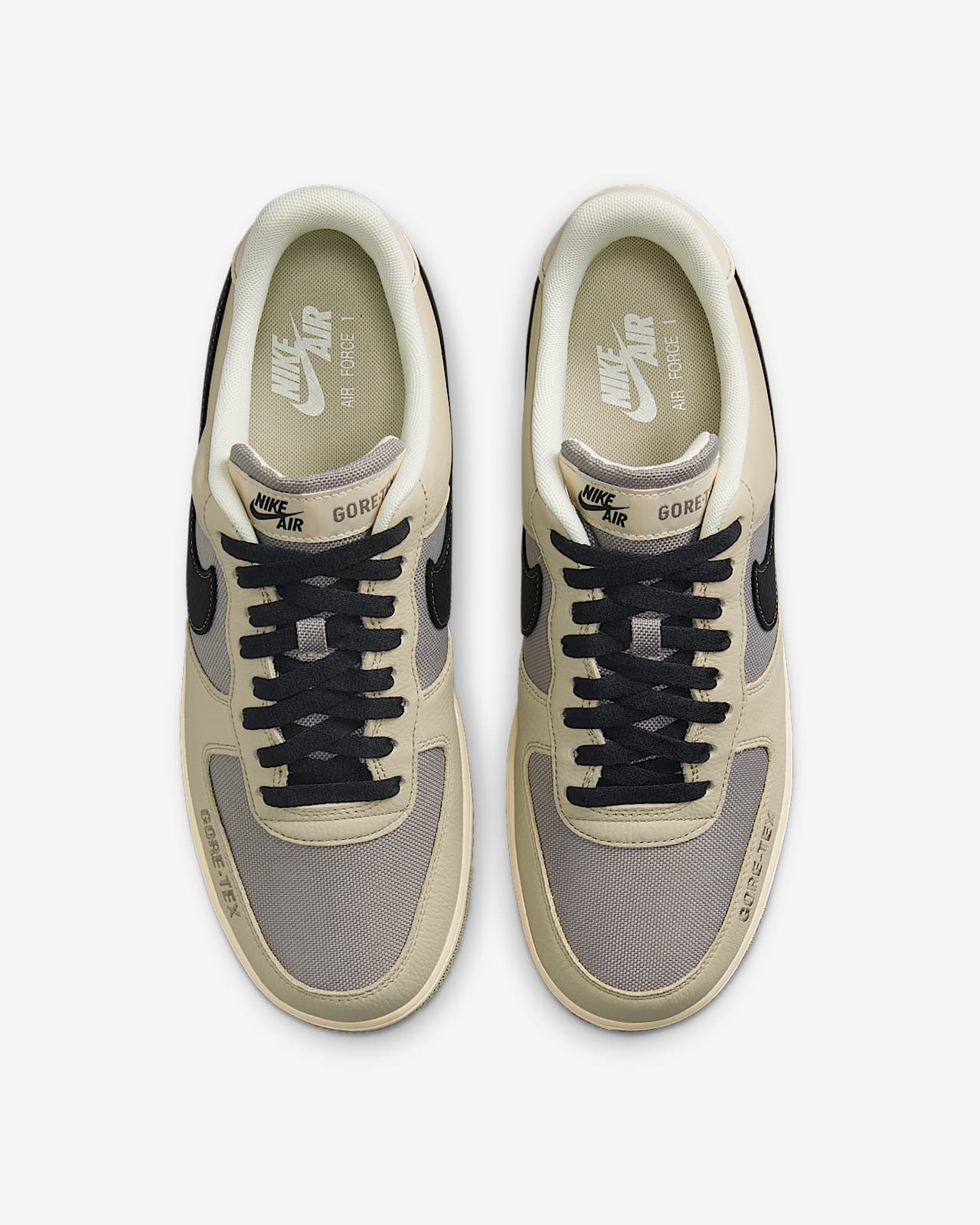 NIke Air Force 1 LV8 bianche, nere e oro | AW LAB