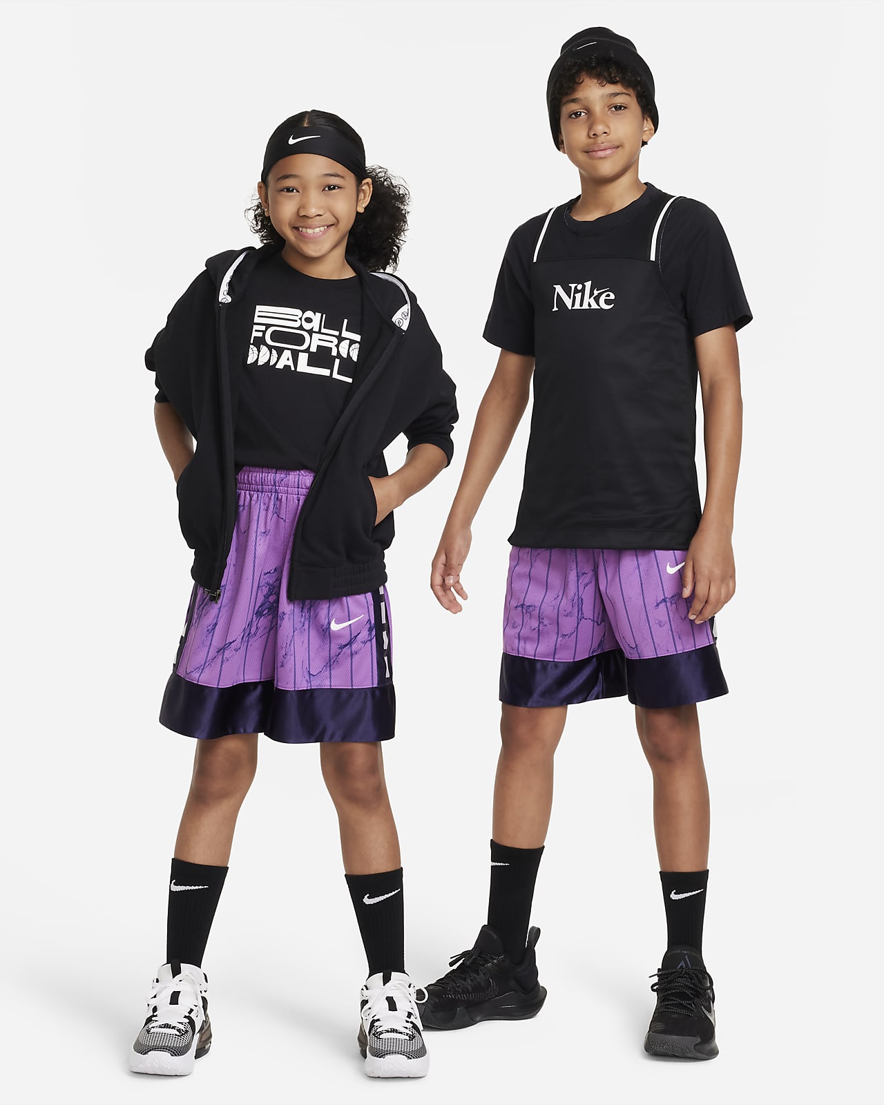 Nike Dri-FIT Elite Little Kids' Printed Shorts