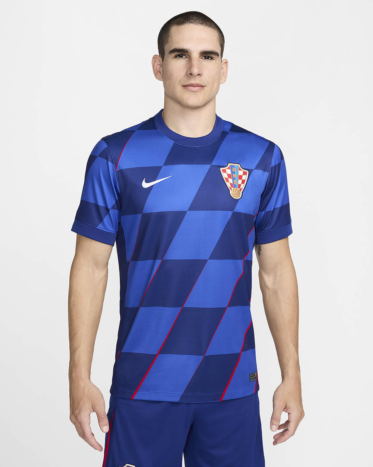 Męska koszulka piłkarska Nike Dri-FIT Chorwacja Stadium 2024/25 (wersja wyjazdowa) (replika)