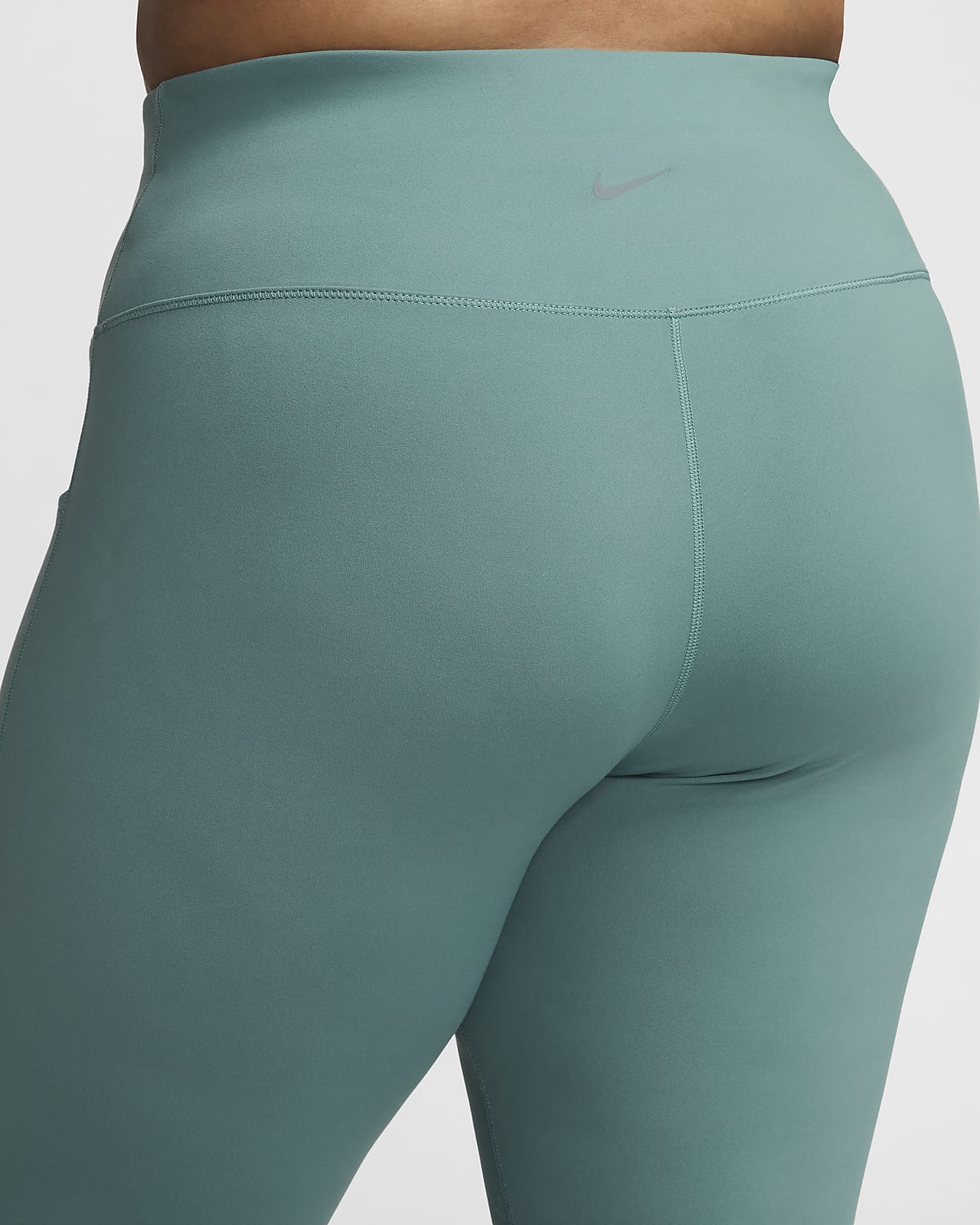 Nike Go Firm-Support High-Waisted 7/8 Leggings with Pockets Plus Size  'Diffused Taupe/Black' - DV4902-272