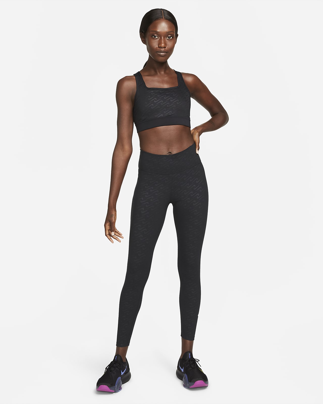 nike dri fit one icon clash leggings