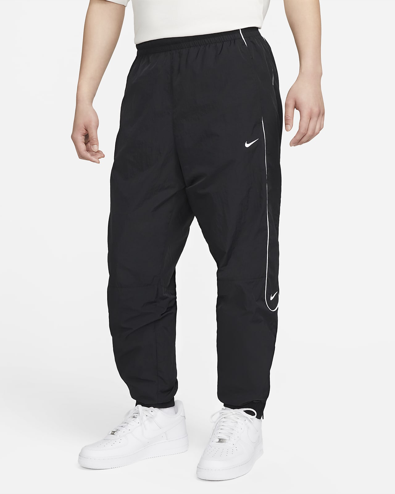 กางเกงวอร์มขายาวผู้ชาย Nike Solo Swoosh