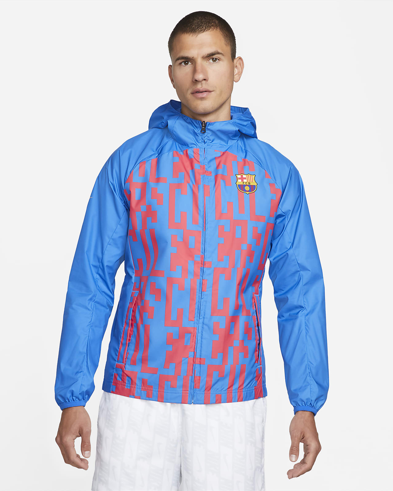 FC Barcelona AWF Men's Soccer Jacket