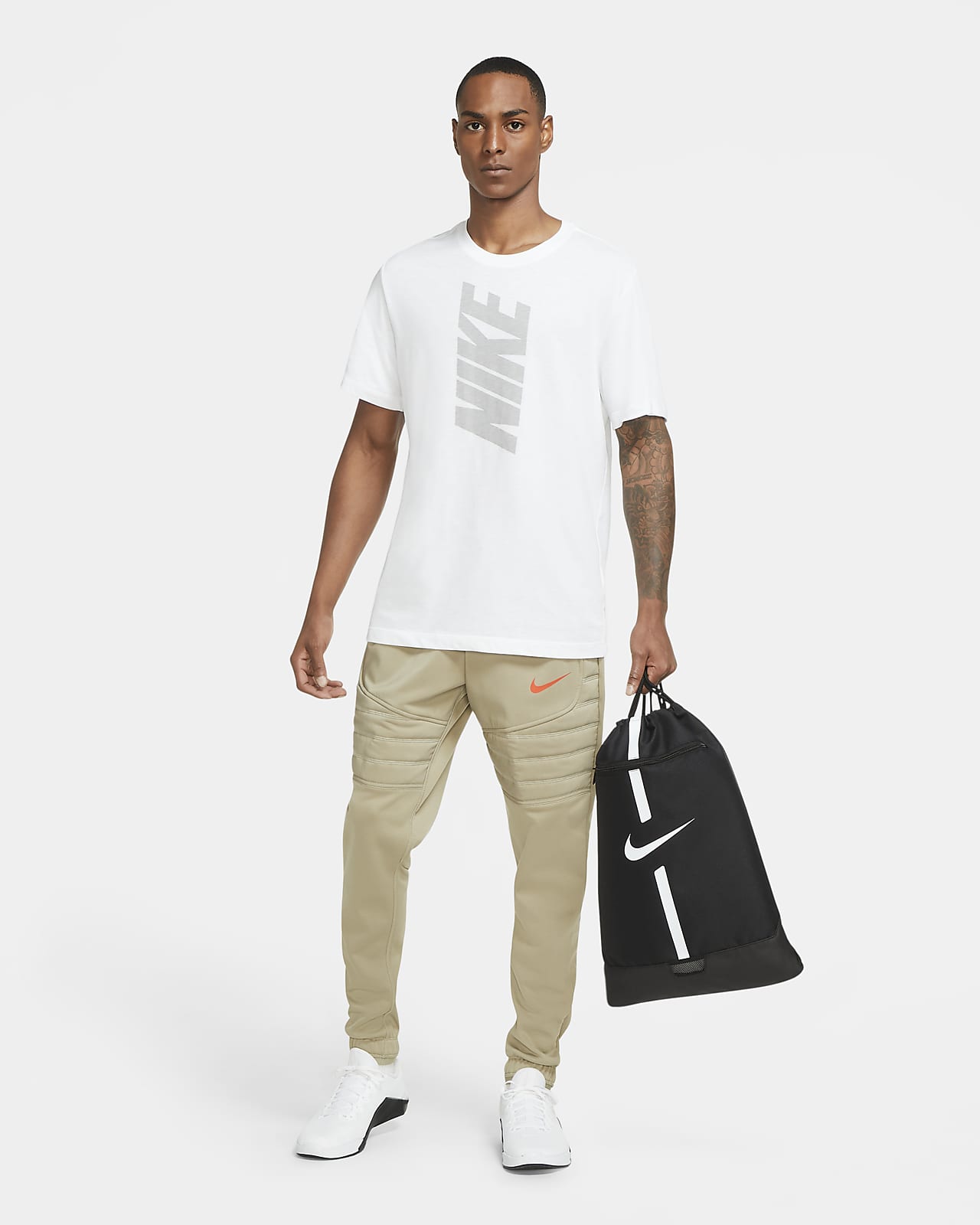 white nike academy