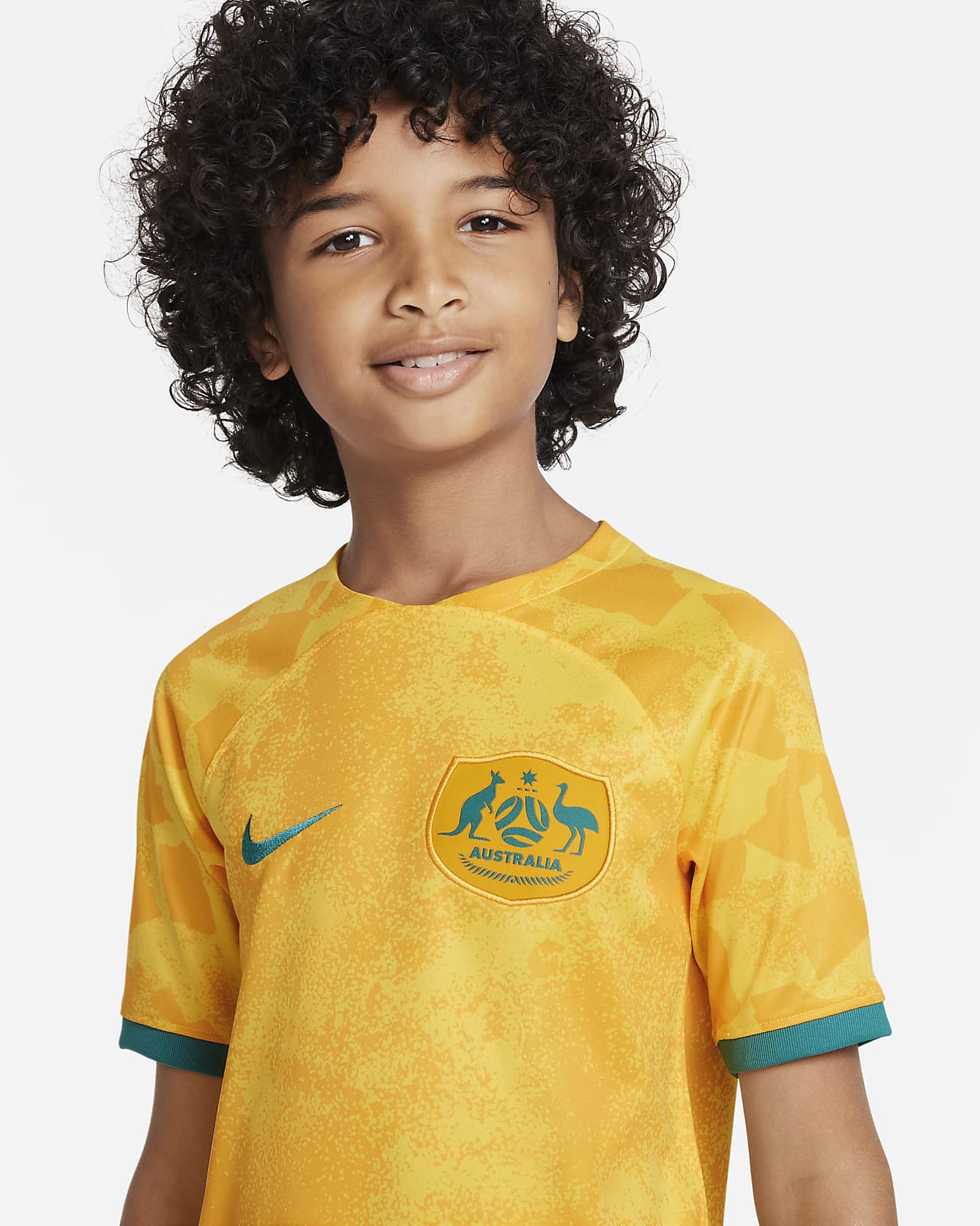 Australia 2022/23 Stadium Home Older Kids' Nike Dri-FIT Shirt. Nike AU
