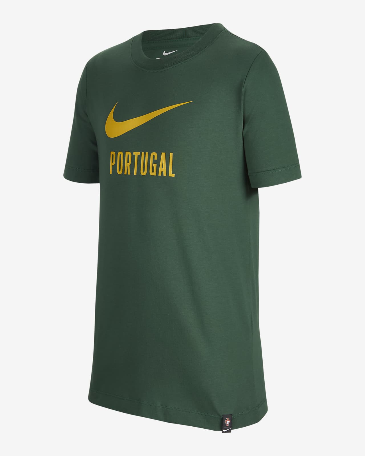 Northwest mischief island Portugal Swoosh Older Kids' Nike T-Shirt. Nike ID