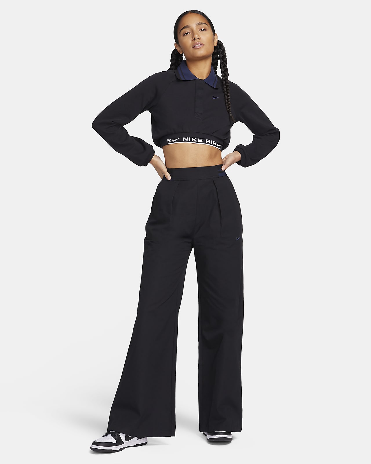 Nike Sportswear SE Women's High-Waisted Full-Length Ribbed Jersey Pants.  Nike.com in 2023