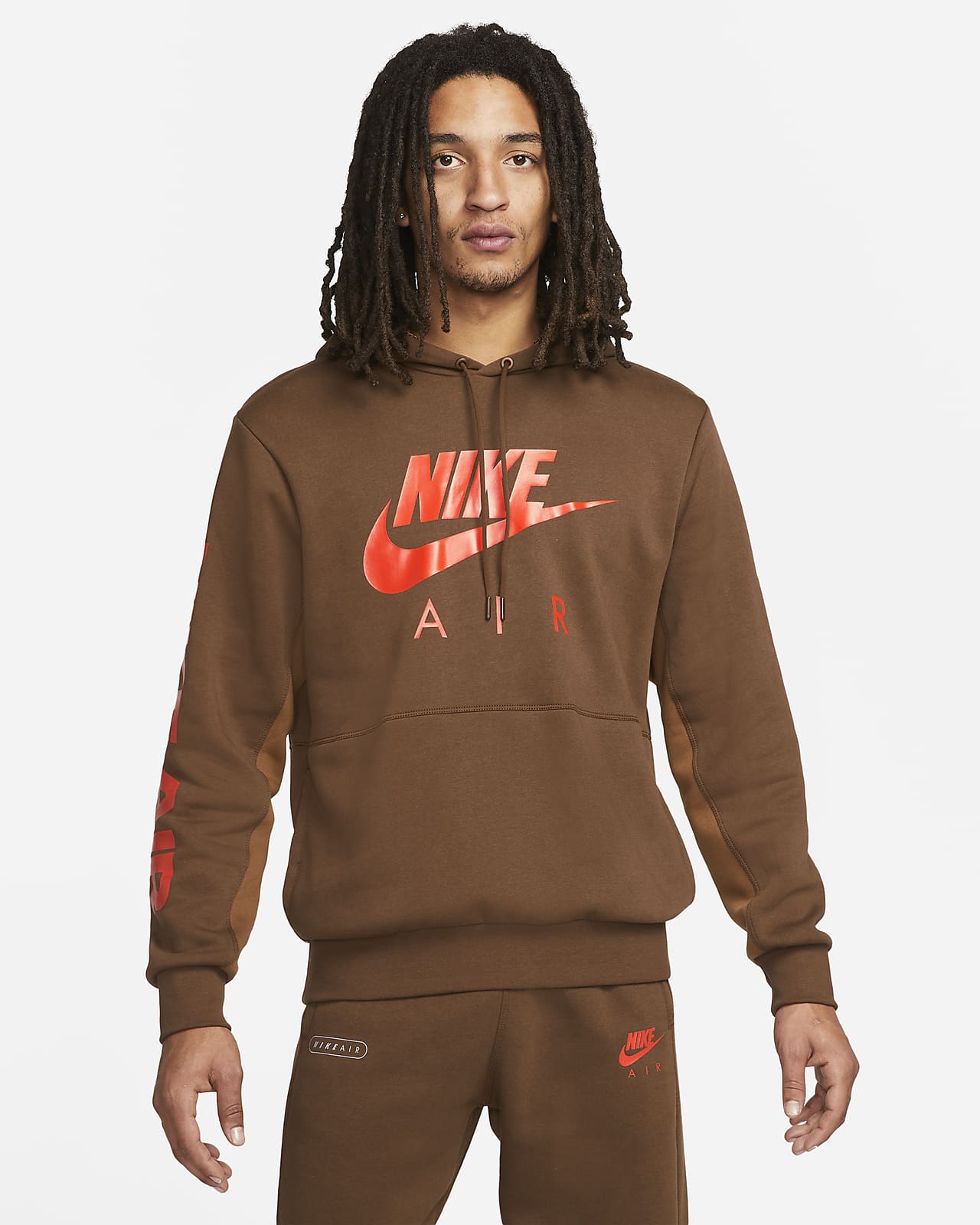 Nike Air Sudadera con capucha de tejido Fleece cepillado en la parte  trasera - Hombre. Nike ES
