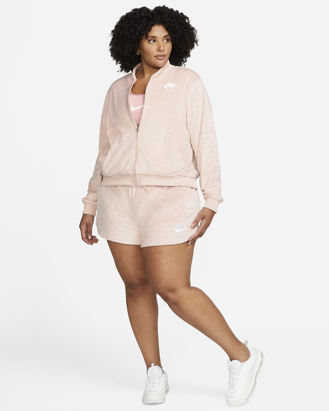 Nike Air Velours damesjack (grote maten). Nike NL