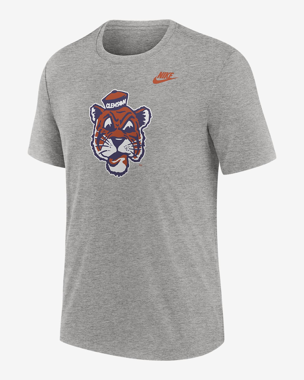 Clemson Tigers Blitz Evergreen Legacy Primary Men's Nike College T-Shirt