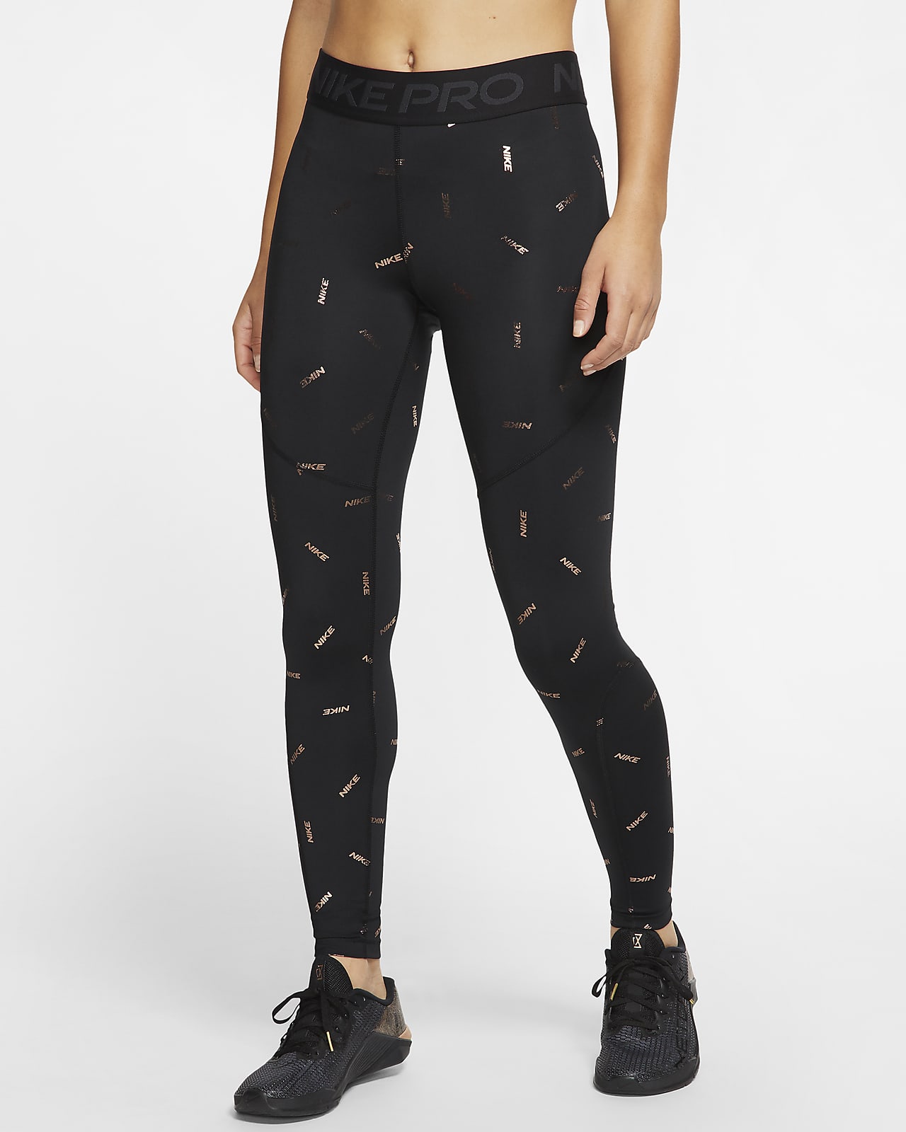 nike pro graphic tights