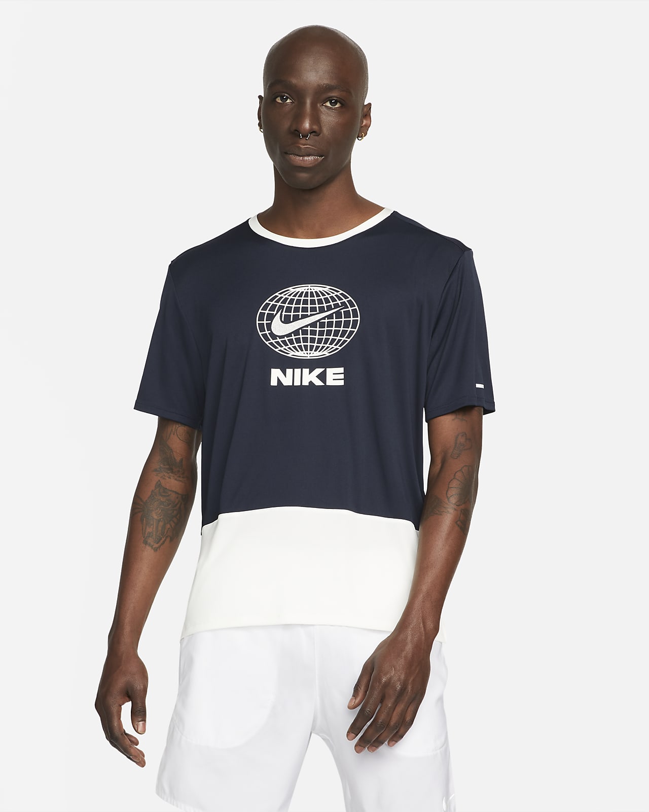 Nike Dri-FIT Heritage rövid ujjú férfi futófelső