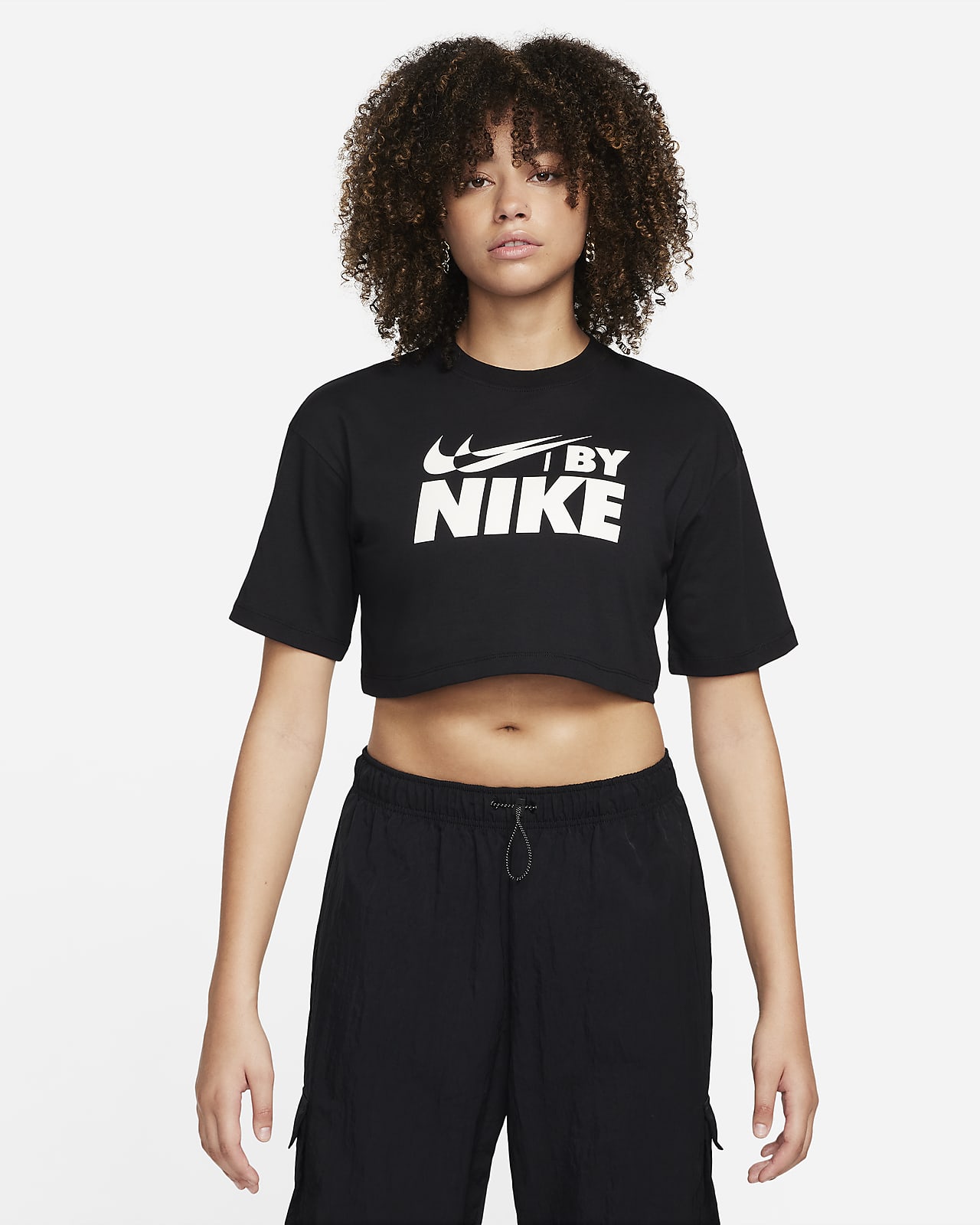 nike crop tee