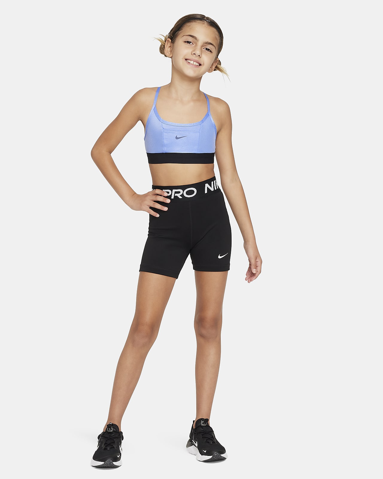 Nike Pro Sports Bra and Shorts Set - Size S