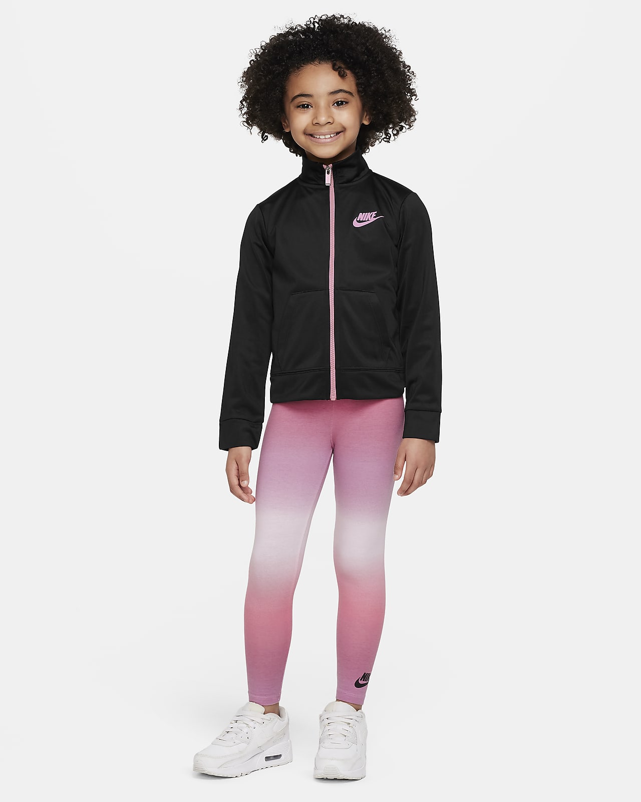 Nike Little Kids' Tricot Jacket and Printed Leggings Set. Nike.com