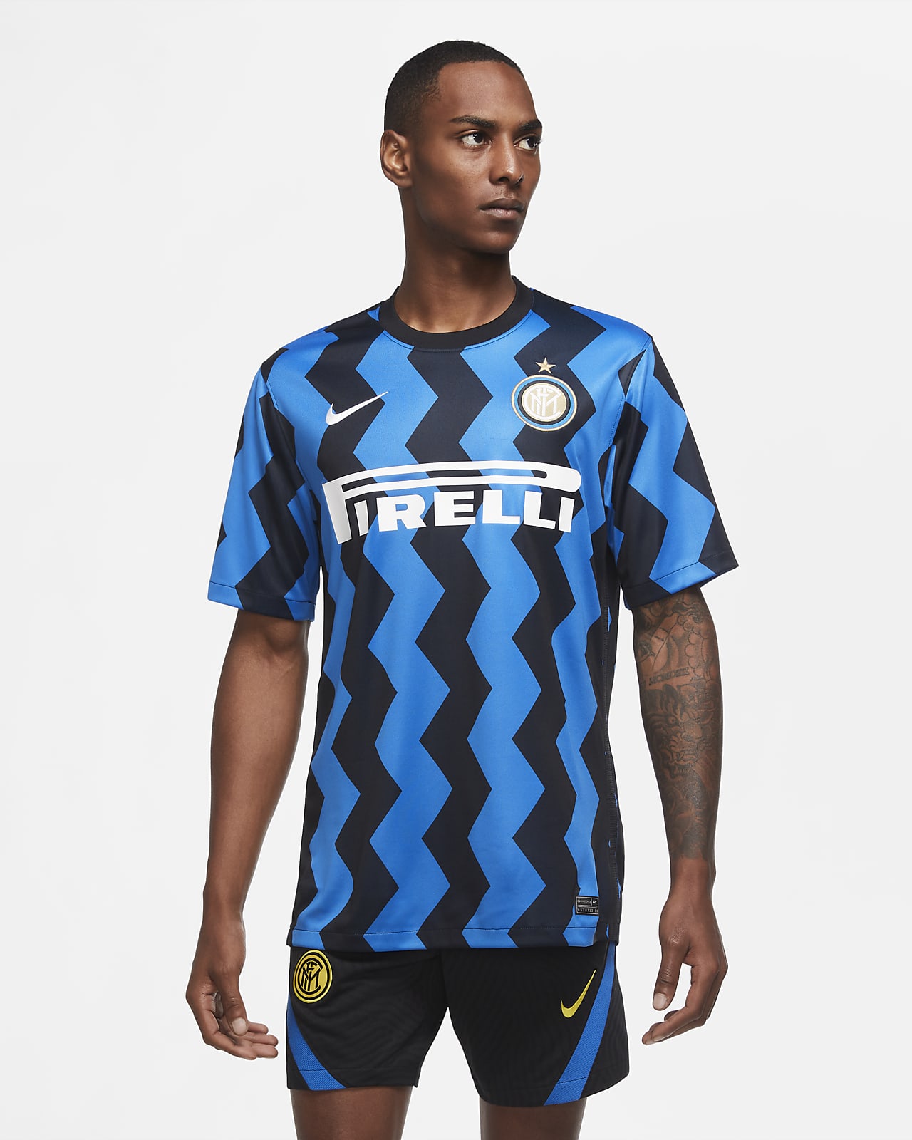 Inter Milan 2020/21 Stadium Home Men's Football Shirt