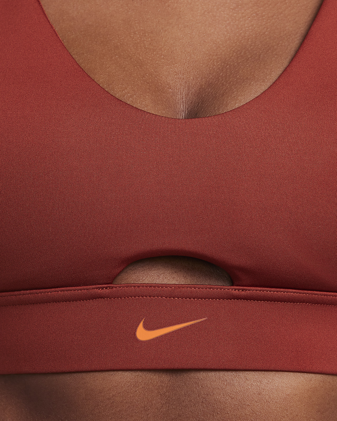 Nike Women's Indy Plunge Cutout Green Medium-Support Padded Sports Bra