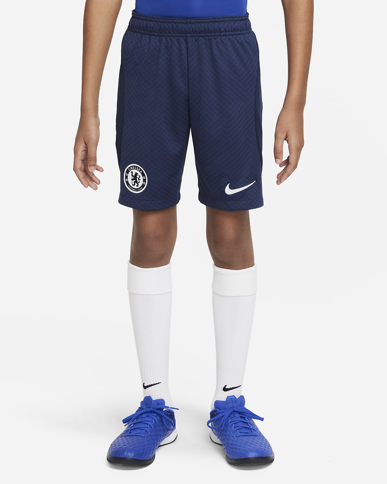 Spodenki piłkarskie dla dużych dzieci Nike Dri-FIT Chelsea FC Strike