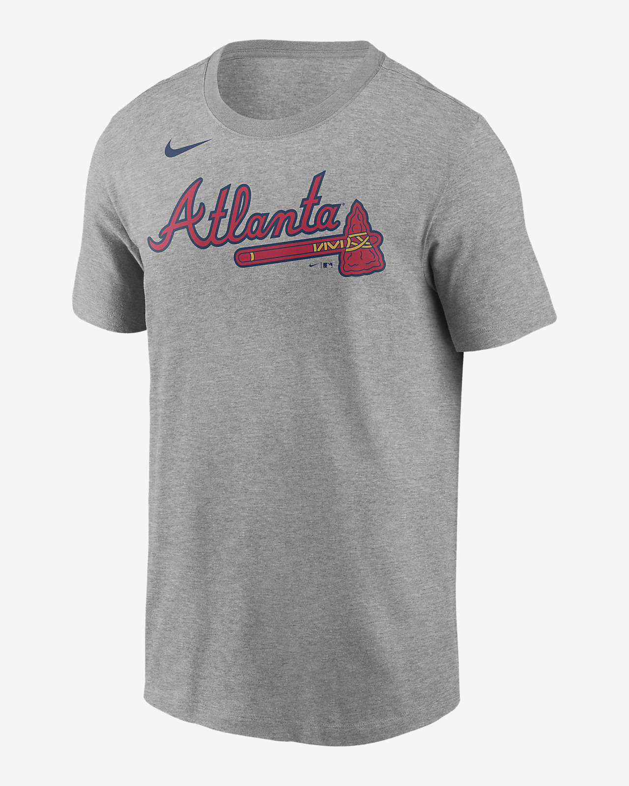 Men's Atlanta Braves Nike Navy Over the Shoulder T-Shirt