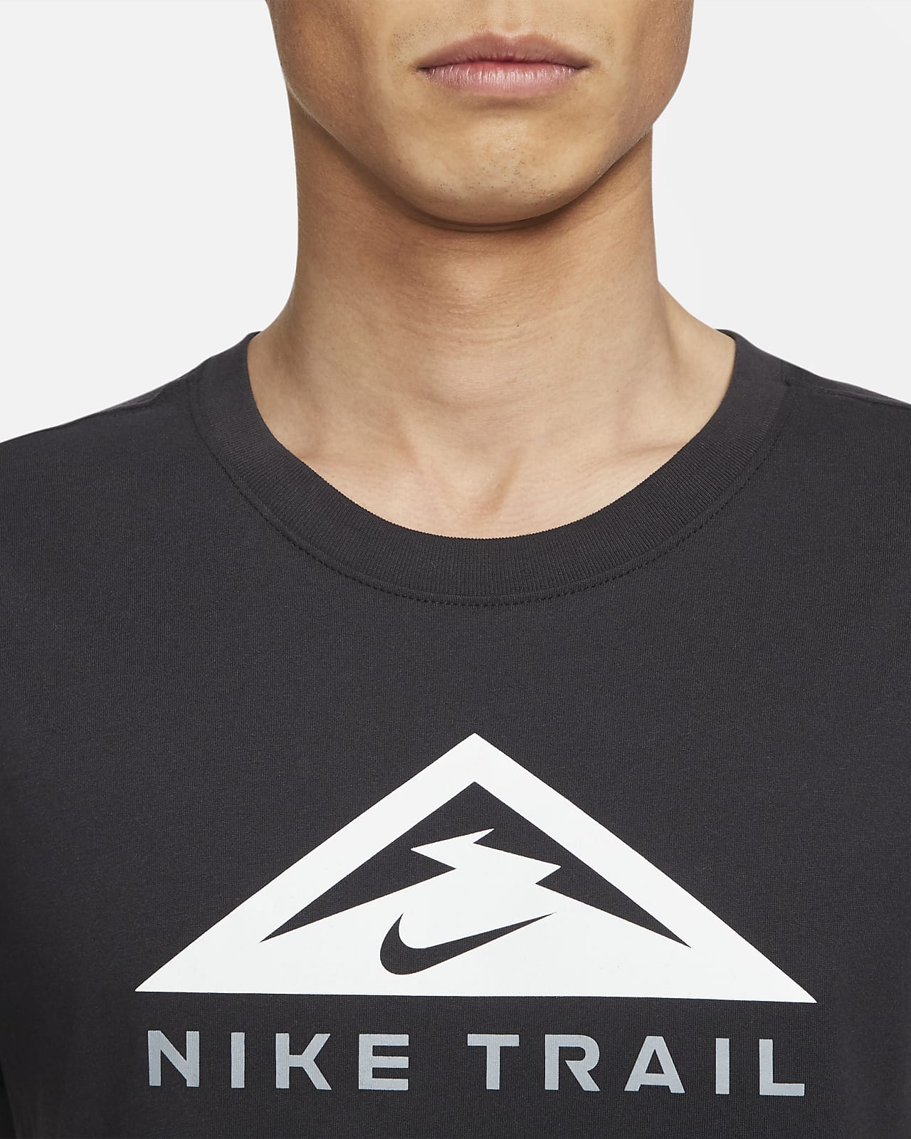 nike trail t shirt black
