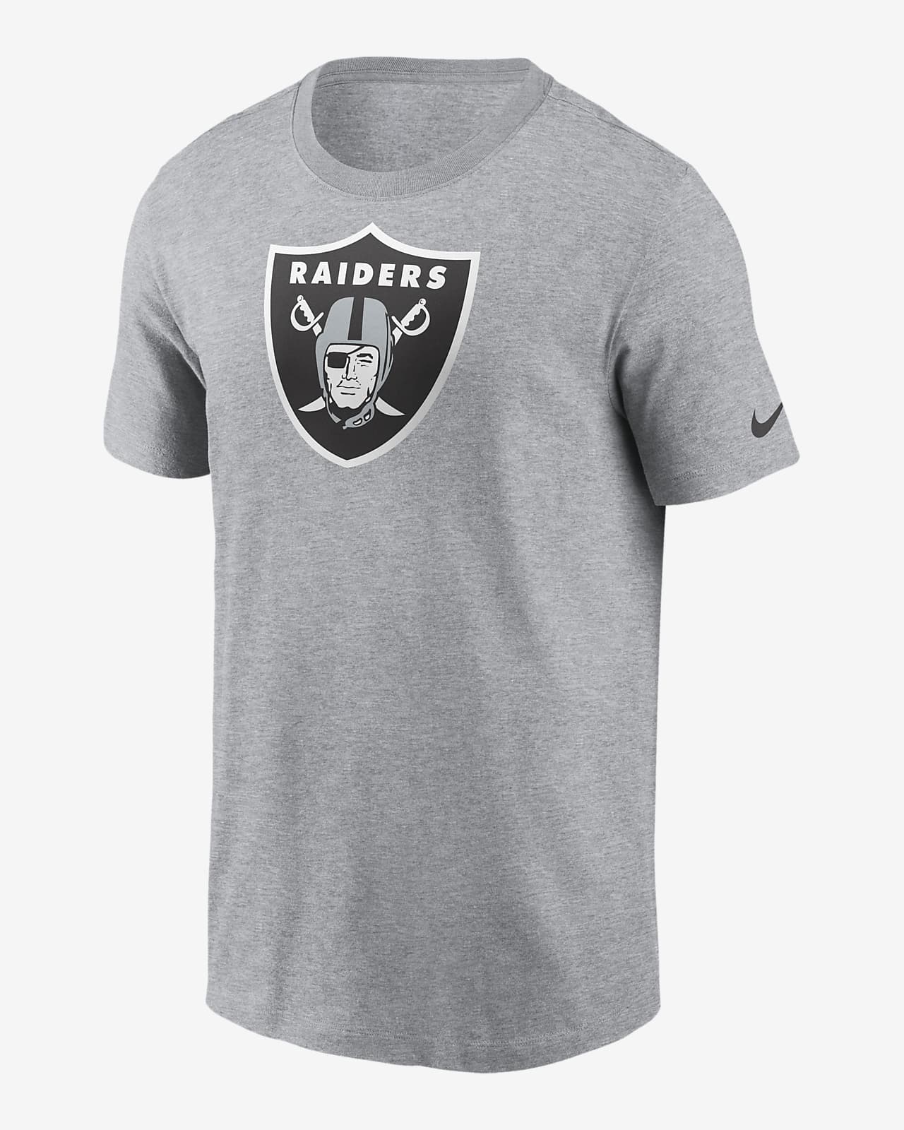 Las Vegas Raiders Team Logo Grey T-Shirt