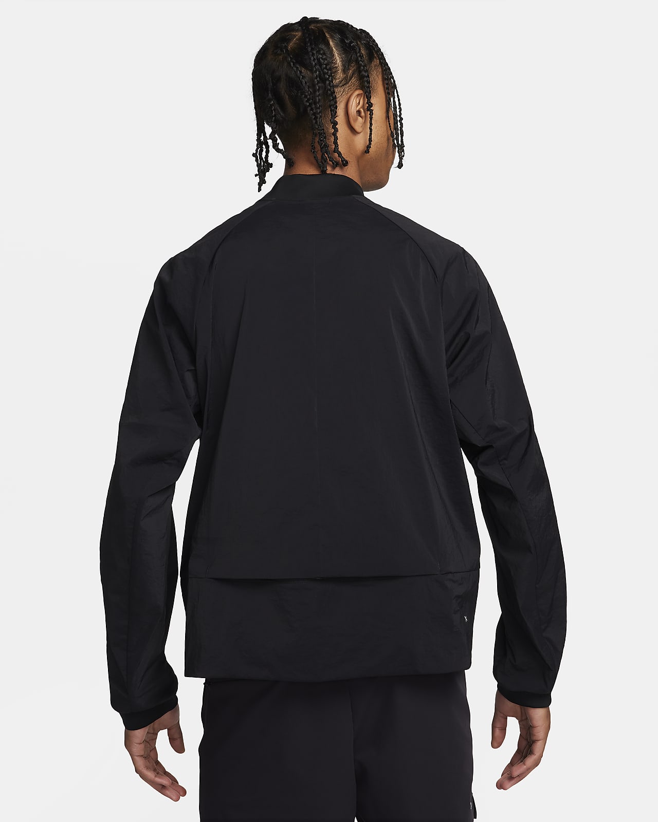 Mens nike bomber jacket on sale black