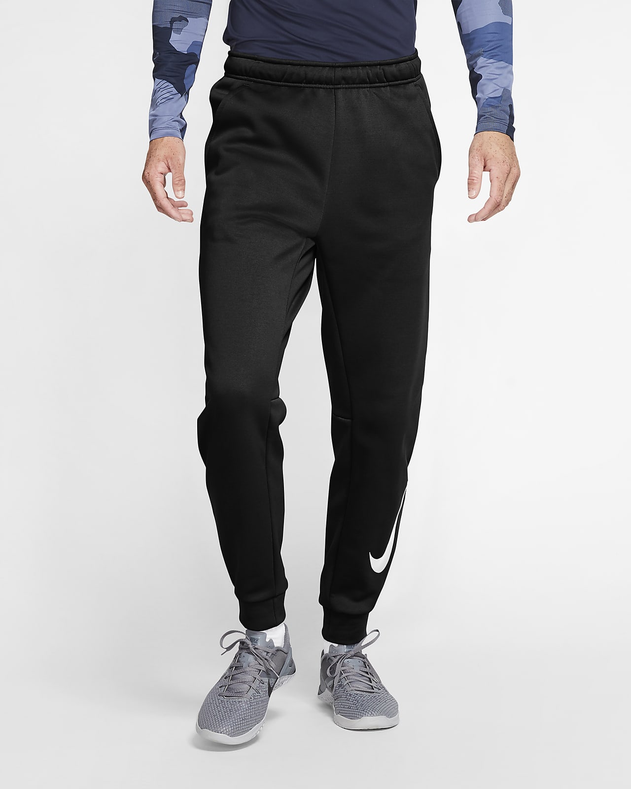 men's tapered training trousers nike therma
