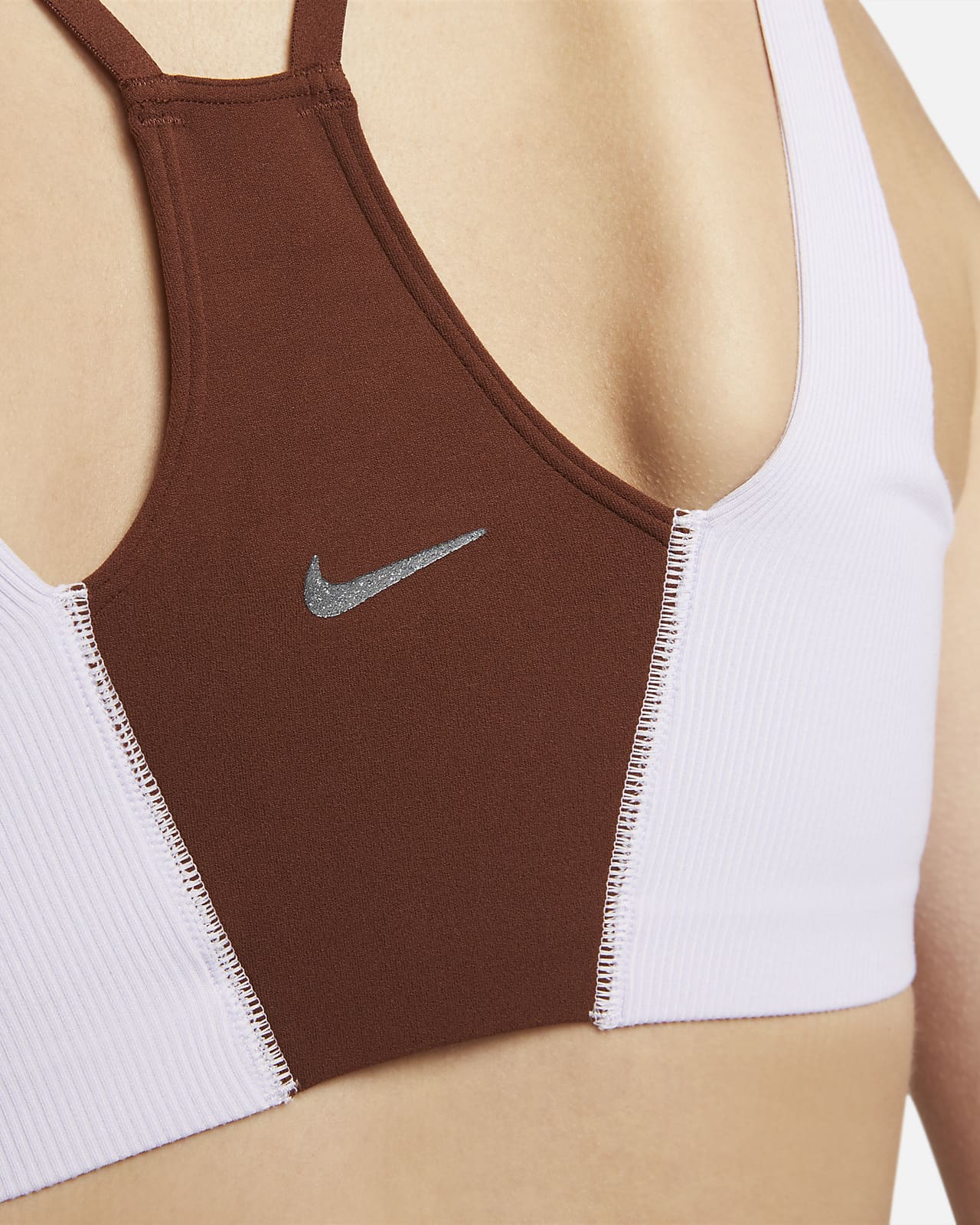 Brassière de sport côtelée à maintien léger et doublure légère Nike Yoga  Indy pour femme. Nike CA