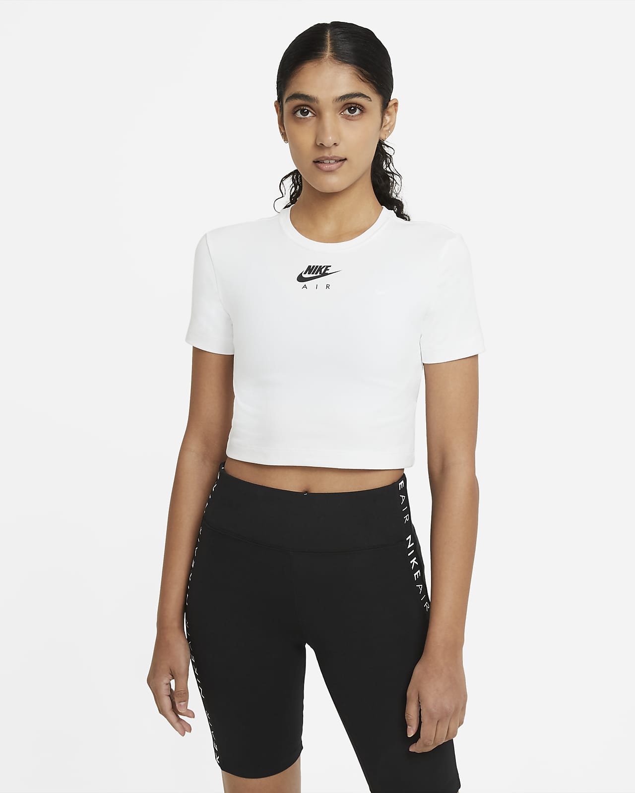 nike shorts and crop top