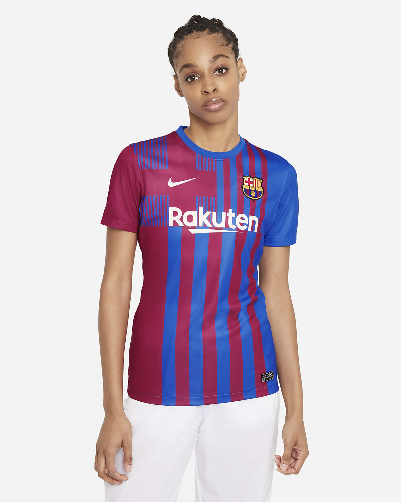 FC Barcelona 2021/22 Stadium Home Camiseta de fútbol - Mujer